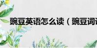 豌豆英語怎么讀(豌豆詞語英文怎么說)