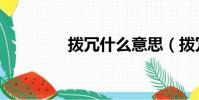 撥冗什么意思(撥冗含義)