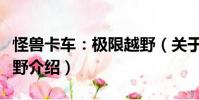 怪獸卡車:極限越野(關于怪獸卡車:極限越野介紹)
