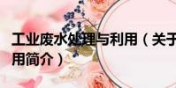 工業廢水處理與利用(關于工業廢水處理與利用簡介)