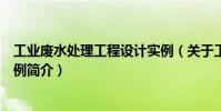 工業廢水處理工程設計實例(關于工業廢水處理工程設計實例簡介)