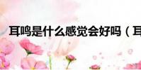 耳鳴是什么感覺會好嗎(耳鳴是什么感覺)