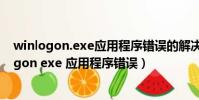 winlogon.exe應用程序錯誤的解決方法_百度經驗(winlogon exe 應用程序錯誤)