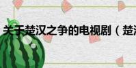 關于楚漢之爭的電視劇(楚漢之爭的電視劇)