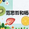 范思哲和楊冪是怎么回事（范思哲楊冪）