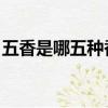 五香是哪五種香料 天時（五香是哪五種香料）
