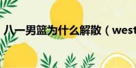 八一男籃為什么解散(westlife為什么解散)