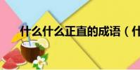 什么什么正直的成語(什么什么遮天)