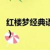 紅樓夢經典語錄摘抄短（紅樓夢經典語錄摘抄）