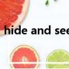 hide and seek恐怖歌曲（hide and seek）