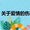 關于愛情的傷感說說（關于愛情的傷感歌曲）