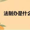 法制辦是什么部門管（法制辦是什么部門）
