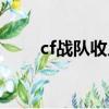 cf戰隊收人文案（cf戰隊收人宣言）