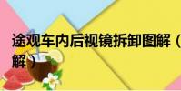 途觀車內后視鏡拆卸圖解(車內后視鏡拆卸圖解)