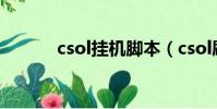 csol掛機腳本(csol刷分腳本)