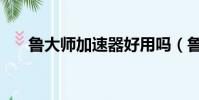 魯大師加速器好用嗎(魯大師好用嗎)