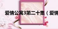 愛情公寓3第二十集(愛情公寓3第25集)