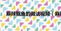 麻辣魷魚的做法視頻(麻辣魷魚的做法)