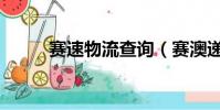 賽速物流查詢(賽澳遞快遞查詢)
