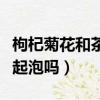 枸杞菊花和茶葉能一起泡嗎（菊花和茶葉能一起泡嗎）
