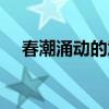 春潮涌動的意思解釋（春潮涌動的意思）