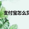 支付寶怎么貸款借錢（支付寶所有借錢公眾號）