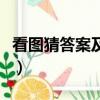 看圖猜答案及圖片大全（看圖猜物品大全圖片）