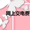 網上交電費下載哪個軟件（網上繳電費）