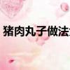 豬肉丸子做法大全（豬肉丸子的家常做法子）