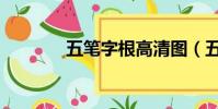 五筆字根高清圖(五筆墻畫)