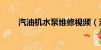 汽油機水泵維修視頻(汽油機水泵)