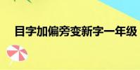 目字加偏旁變新字一年級(目字加偏旁)