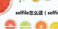 selfile怎么讀(selfirs怎么讀)