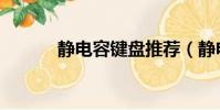 靜電容鍵盤推薦(靜電容鍵盤)