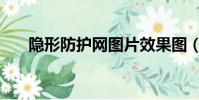 隱形防護網圖片效果圖(隱形防護網)