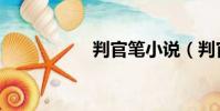 判官筆小說(判官筆)