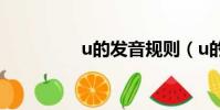 u的發音規則(u的發音)