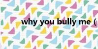 why you bully me(why him)