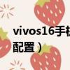 vivos16手機參數配置（vivoy79a手機參數配置）