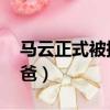馬云正式被捕最新消息（馬云 不要叫我馬爸爸）