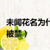 未聞花名為什么叫未聞花名（未聞花名為什么被禁）