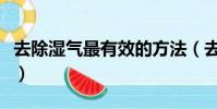 去除濕氣最有效的方法(去除濕氣最好的方法)