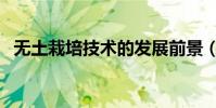 無土栽培技術的發展前景(無土栽培技術)