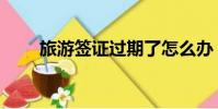 旅游簽證過期了怎么辦(旅游簽證)