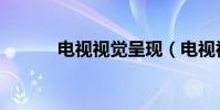 電視視覺呈現(電視視頻聊天)