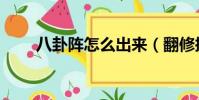 八卦陣怎么出來(翻修挖出八卦陣)