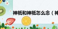 神祇和神祗怎么念(神祇和神祗)