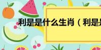 利是是什么生肖(利是是什么意思)