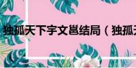 獨孤天下宇文邕結局(獨孤天下結局是什么)