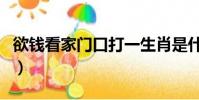 欲錢看家門口打一生肖是什么(欲錢看家門口)